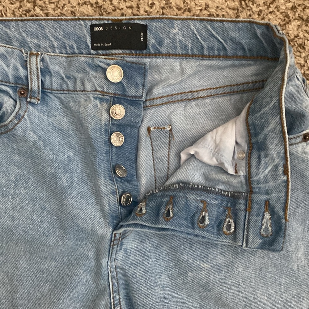 ASOS Design Button Fly Denim Jeans - Picture 4 of 8
